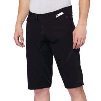 100% SPEEDLAB Cyklistické kalhoty krátké bez laclu - AIRMATIC - černá XL