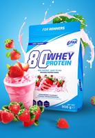 80 Whey Protein - 6PAK Nutrition 908 g Chocolate