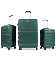 Aga Travel MR4650 zelená sada 3 cestovních kufrů