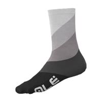 ALÉ Cyklistické ponožky klasické - DIAGONAL DIGITOPRESS - šedá 36-39