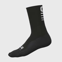 ALÉ Cyklistické ponožky klasické - STRADA 2.0 WINTER - černá/bílá M
