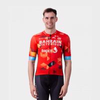 ALÉ Cyklistický dres s krátkým rukávem - BAHR VICTORIOUS 2022 - červená/bílá/modrá 2XL