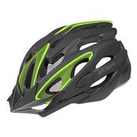 Biker cyklistická helma černá-zelená Velikost oblečení: L-XL
