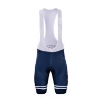 BONAVELO Cyklistické kalhoty krátké s laclem - TREK 2020 - modrá XS