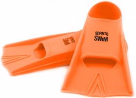 Borntoswim junior short fins orange s