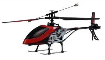 BUZZARD V2 jednorotorový vrtulník se stabilizací, 4ch, RTF, 2,4 GHz, červený + sleva 300,- na příslušenství