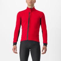 CASTELLI Cyklistická zateplená bunda - ENTRATA - červená 3XL