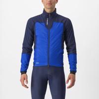 CASTELLI Cyklistická zateplená bunda - FLY TERMAL - modrá XL