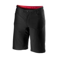 CASTELLI Cyklistické kalhoty krátké bez laclu - UNLIMITED BAGGY - černá XL