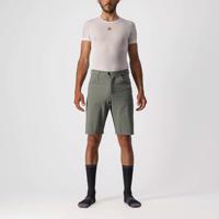 CASTELLI Cyklistické kalhoty krátké bez laclu - UNLIMITED BAGGY - šedá M