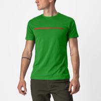 CASTELLI Cyklistické triko s krátkým rukávem - VENTAGLIO TEE - zelená L