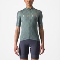 CASTELLI Cyklistický dres s krátkým rukávem - DIMENSIONE - zelená M