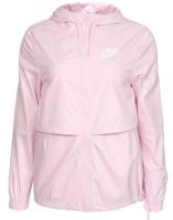 Dámská bunda s kapucí Nike Sportswear Růžová / Bílá