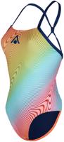 Dámské plavky aqua sphere essential tie back multicolor/orange s -