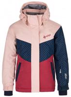 Dětská lyžařská bunda Kilpi MILS Růžová / Tmavě modrá