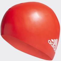 Dětská plavecká čepice adidas Sil 3-stripes Červená