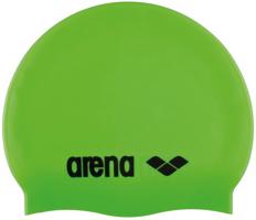 Dětská plavecká čepice arena classic silicone junior zelená