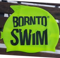 Dětská plavecká čepička borntoswim guppy junior swim cap zelená