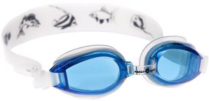 Dětské plavecké brýle mad wave coaster goggles kids modro/bílá