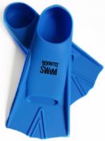 Dětské plavecké ploutve borntoswim junior short fins blue s