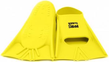 Dětské plavecké ploutve borntoswim junior short fins yellow s