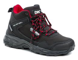 DK 1029 černo červené dámské outdoor boty