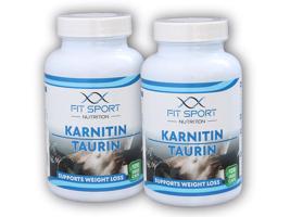 Fit Sport Nutrition 2x Karnitin Taurin 120 vege caps