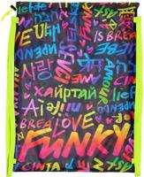 Funky love funky mesh gear bag černá/zelená