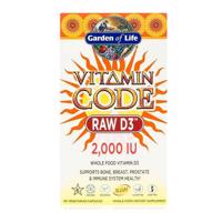 Garden of Life Vitamín D3 - RAW Vitamin Code - 2000IU - 120 kapslí