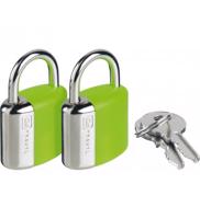 Go Travel sada zámků s klíčky Secure Lock green