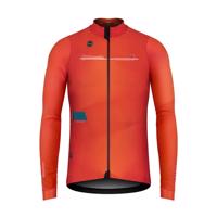 GOBIK Cyklistická zateplená bunda - SKIMO PRO THERMAL - oranžová L