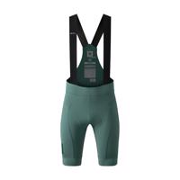 GOBIK Cyklistické kalhoty krátké s laclem - MATT 2.0 K10 - zelená L