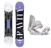Gravity Trinity 23/24 dámský snowboard + Gravity G2 Lady white vázání + sleva 500,- na příslušenství