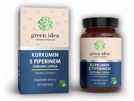 Green Idea Kurkumin s piperinem 60 tobolek
