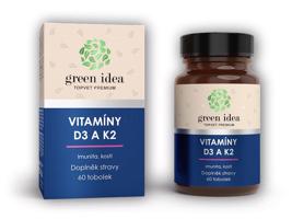 Green Idea Vitamin D3K2 60 kapslí