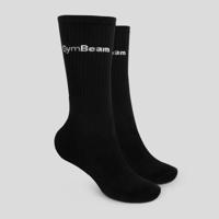 GymBeam Ponožky 3/4 Socks 3Pack Black