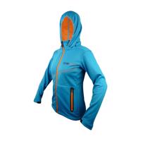 HAVEN Cyklistická zateplená bunda - THERMOTEC WOMEN - modrá/oranžová XS