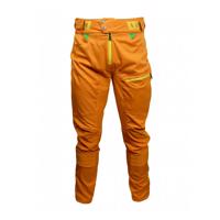 HAVEN Cyklistické kalhoty dlouhé bez laclu - SINGLETRAIL LONG - oranžová 2XL