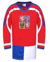 Hokejový dres ČR 1, červený Oblečení velikost: XL