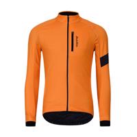 HOLOKOLO Cyklistická zateplená bunda - 2in1 WINTER - oranžová 2XL