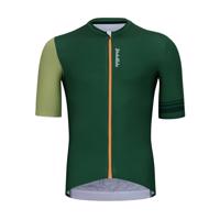 HOLOKOLO Cyklistický dres s krátkým rukávem - LUCKY ELITE - zelená XL