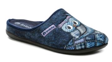 Inblu GF000018 modrá sovička papuče