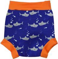 Kojenecké plavky splash about happy nappy shark orange s