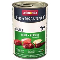 Konzerva ANIMONDA Gran Carno hovězí + jelení + jablka - KARTON (6ks) 400 g