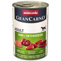 Konzerva ANIMONDA Gran Carno hovězí + kachní srdce - KARTON (6ks) 400 g