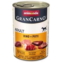 Konzerva ANIMONDA Gran Carno hovězí + krůta - KARTON (6ks) 400 g
