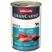 Konzerva ANIMONDA Gran Carno hovězí + losos + špenát - KARTON (6ks) 400 g