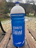 Lahev na pití borntoswim shark water bottle modrá
