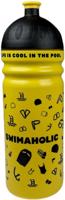 Lahev na pití swimaholic water bottle swimming world žlutá