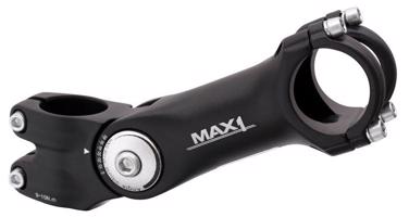 Max1 stavitelný představec 125/60°/31,8 mm černý